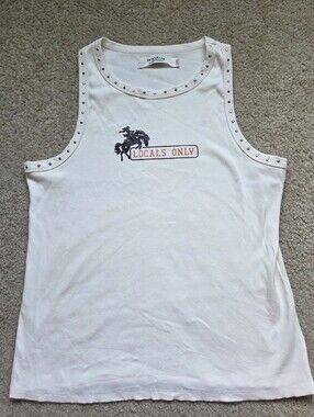 Idyllwind Locals Only Ribbed Women's Tank Top Size XL